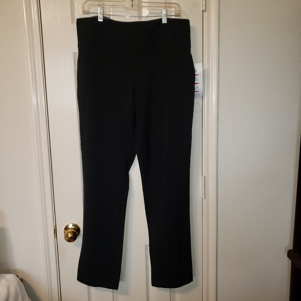 NWT Women With Control Black Pants